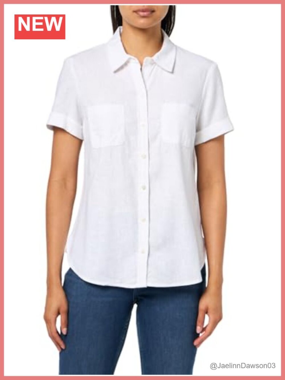 Linen Blend Button Up Collared Camp Shirt Short Sleeve